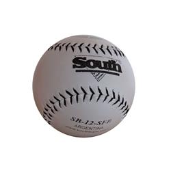 PELOTA SOFTBALL 12plg SOUTH SB-12-SFB (blanca)