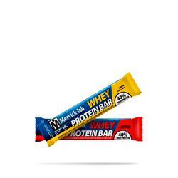 ML BARRA PROTEINAS MERVICK WHEY PROTEIN BAR x 65grms x 18unid.