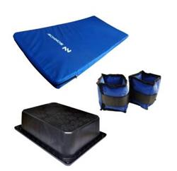 KIT COLCHONETA 1mt x 50cm x 4cm (densidad 50kg)+ STEP + TOBILLERAS