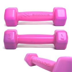 MANCUERNA PVC SONNOS LADY 1kg (rosa) x 2 unidades