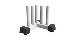 ORGANIZADOR BARRA SONNOS ESQUINERO Ø30mm (5 barras) - Blanco