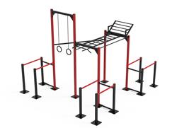 JAULA SONNOS FUNCIONAL MULTIESTACION - 5 MODULOS (amurable al PISO)