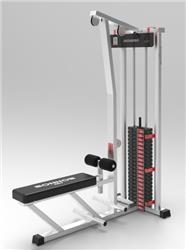 DORSALERA COMBINADA CON REMO SONNOS P100 100kg - Negro