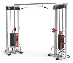 POLEA DOBLE ENFRENTADA SONNOS LINEA M1G P100 150kg (75kg x lingotera) - Negro