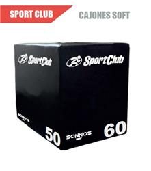 CAJON SPORT CLUB SOFT JUMP BOX 50cm x 60cm x 75cm (grande)