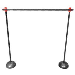 VALLA 1mt (3 BASTONES INYECTADOS + 2 BASES + 2 UNIONES)