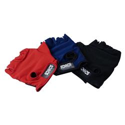 GUANTE GYM SONNOS CUERO SINT Y LYCRA  TALLE S-M-L-XL (FRANCIA)