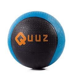 MEDICINE BALL CAUCHO QUUZ 2kg Azul y Negra FB (Con pique)