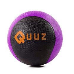 MEDICINE BALL CAUCHO QUUZ 3kg Violeta y Negra FB (Con pique)