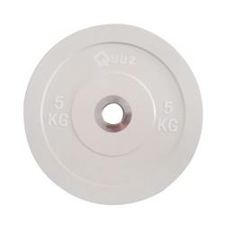 DISCO BUMPER OLIMPICO FB 5kg x Ø50mm (blanco)