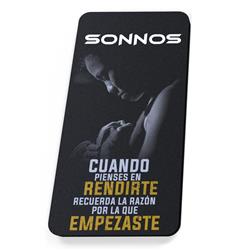 COLCHONETA SONNOS LOGO BOXEO 1mt x 50cm x 4cm (densidad 50kg)