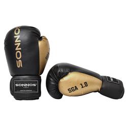 GUANTE SONNOS SGA 1.0 10oz Negro/Dorado