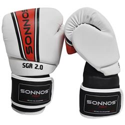 GUANTE SONNOS SGR 2.0 12oz BLANCO (FAB)