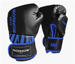 GUANTE BOXEO SONNOS SGR 3.0 10oz (HOMOLOGADO RECREATIVO) Azul -