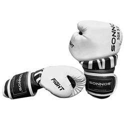 GUANTE BOXEO SONNOS SGR 3.0 10oz (HOMOLOGADO RECREATIVO) Blanco -