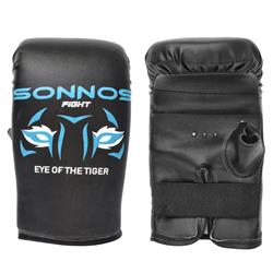 GUANTIN BOXEO SONNOS KIDS LION T1 (con elastico) Negro -