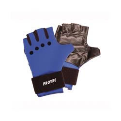 GUANTE FITNESS PROYEC CUERO ART 86 (neoprene con muñequera)