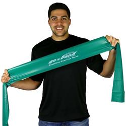 CINTA ELASTICA GO BAND VERDE 12,5CM X 1,5mts (sin latex)