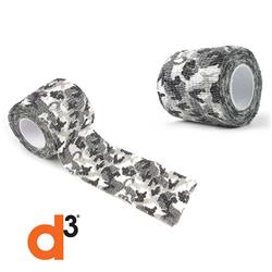 VENDA CINTA ELEASTICA COHESIVA D3 7,5CM X 4,5M GRIS CAMUFLADO