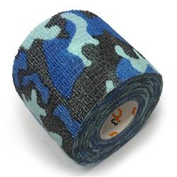 VENDA CINTA ELEASTICA COHESIVA D3 7,5CM X 4,5M AZUL CAMUFLADO