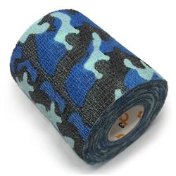 VENDA CINTA ELEASTICA COHESIVA D3 10CM X 4,5M AZUL CAMUFLADO