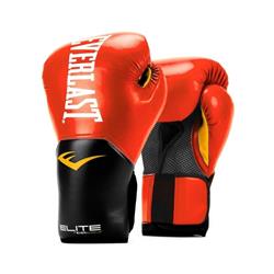 Guante Boxeo Everlast Pro Style Elite Gris / Naranja (12oz 14oz 16oz)