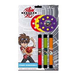 SET 3 DISCOS + 3 STICKS BAKUGAN