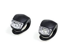 LUCES DELANTERA Y TRASERA SILICONA 2 LEDS