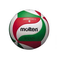 PELOTA VOLEY MOLTEN PU V5M3500 (Rojo / verde)