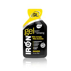 GEL ENERGIZANTE IRON GEL x 20grms (con ginseng varios gustos)