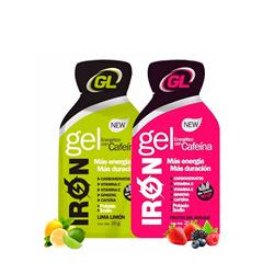 GEL ENERGIZANTE IRON GEL x 20grms (con cafeina varios gustos)