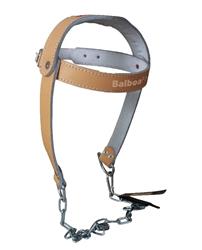 CABEZAL CUERO ARNES DE CUELLO CON CADENA BALBOAFIT