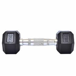 MANCUERNA HEXAGONAL CAUCHO 3kg SONNOS