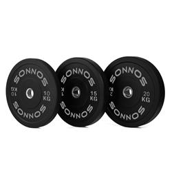 DISCO BUMPER OLIMPICO SONNOS IMPORTADO 10kg x Ø50mm